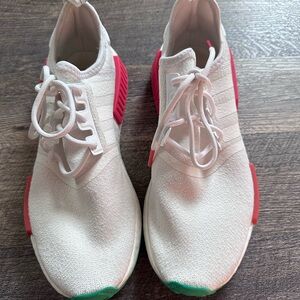 Adidas White and Pink Sneakers